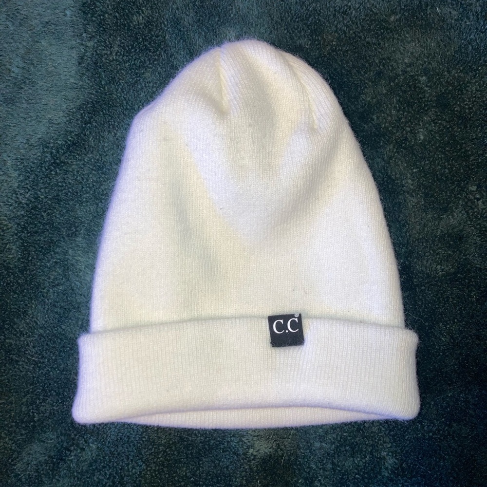 C.C. Classic Ivory Beanie - Picture 2 of 5